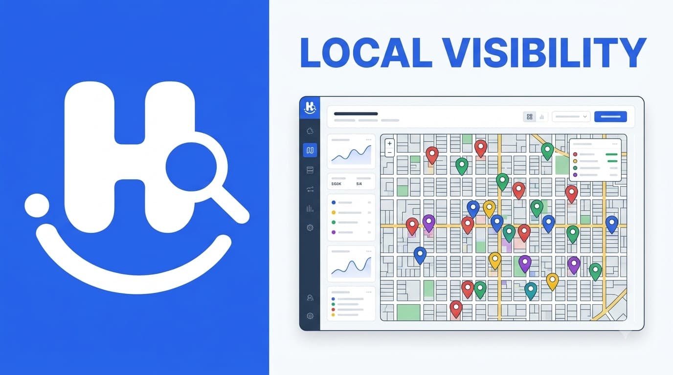 ROI dashboard attributing phone calls and store visits to Google Maps rank