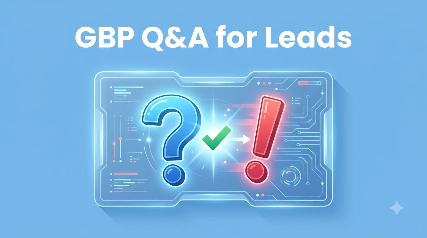 GBP Questions and Answers customer inquiries